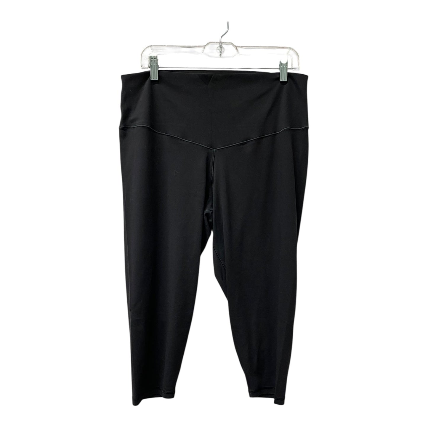 Athletic Leggings Capris By Offline In Black, Size:1X