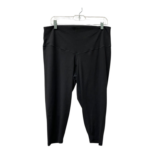 Athletic Leggings Capris By Offline In Black, Size:1X