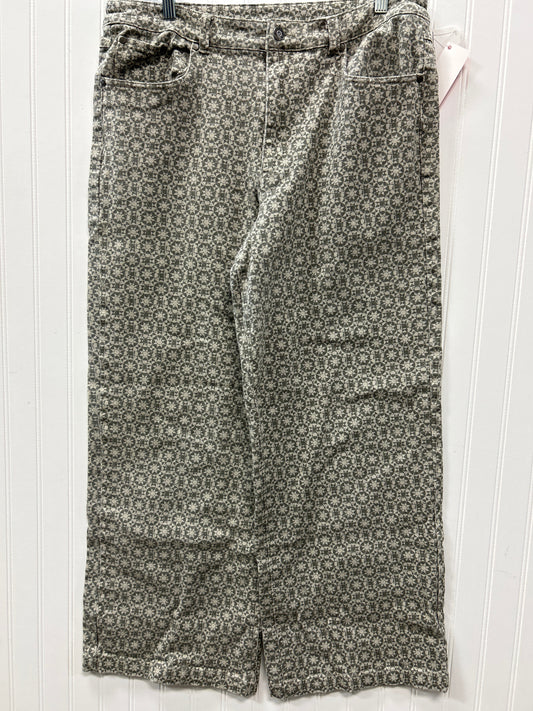 Jeans Wide Leg By Cmc In Grey Denim, Size:12