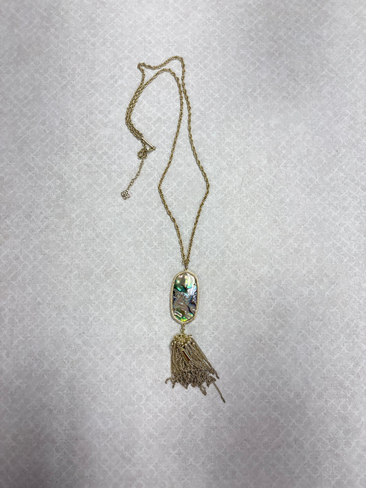 Necklace Pendant By Kendra Scott In Gold