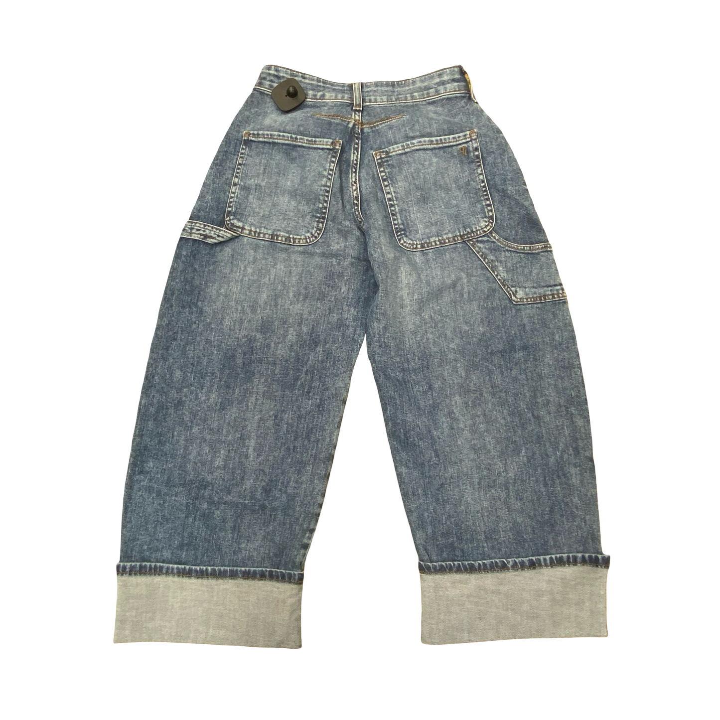 Jeans Wide Leg By Pilcro In Blue Denim, Size:24