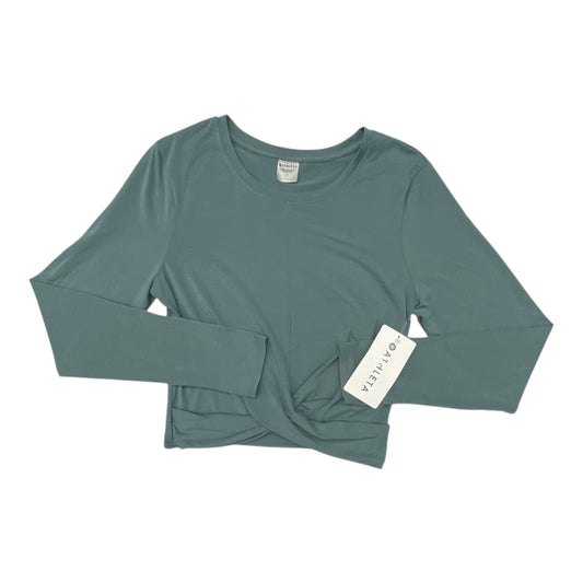 Athletic Top Ss By Athleta In Teal, Size:S