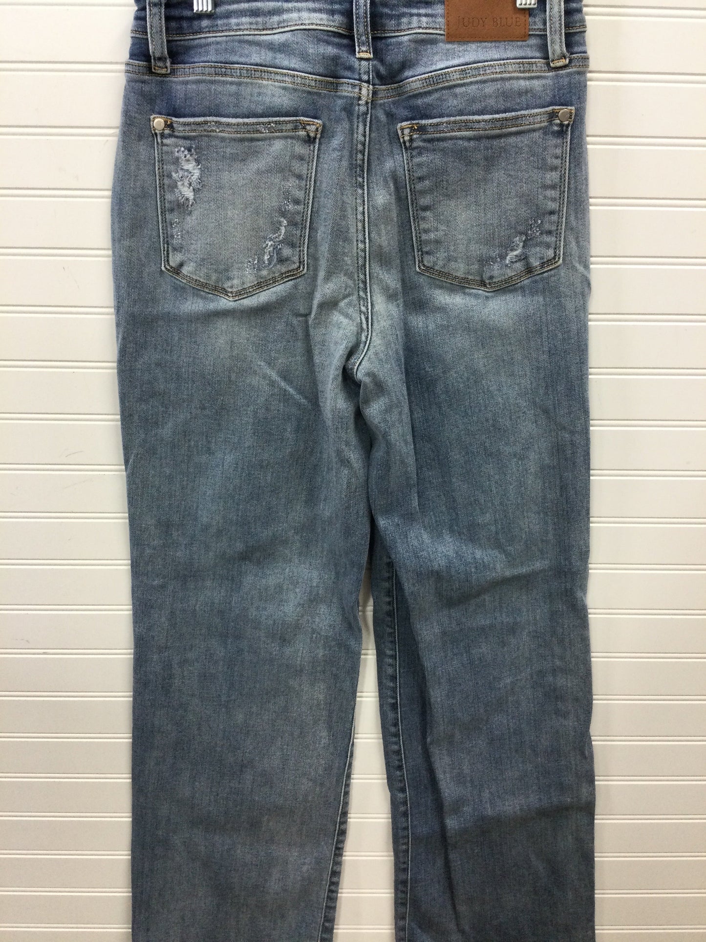 Jeans Straight By Judy Blue In Blue Denim, Size:6