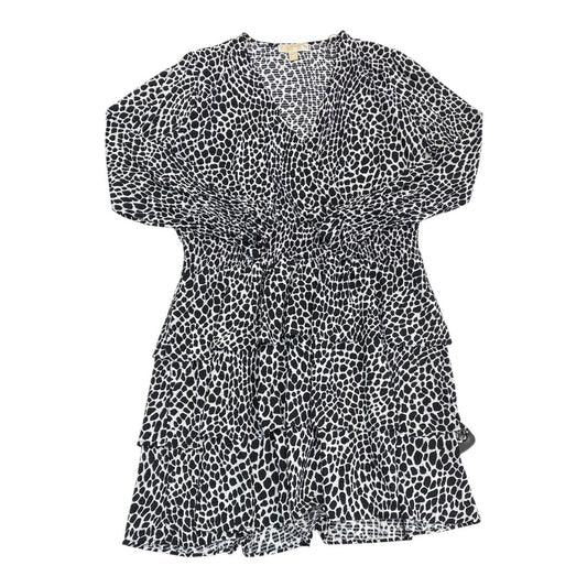 Dress Party Midi By Michael By Michael Kors In Black & White, Size:Xl
