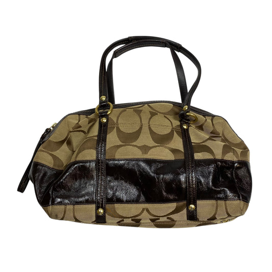Handbag Designer By Coach In Brown, Size:Medium
