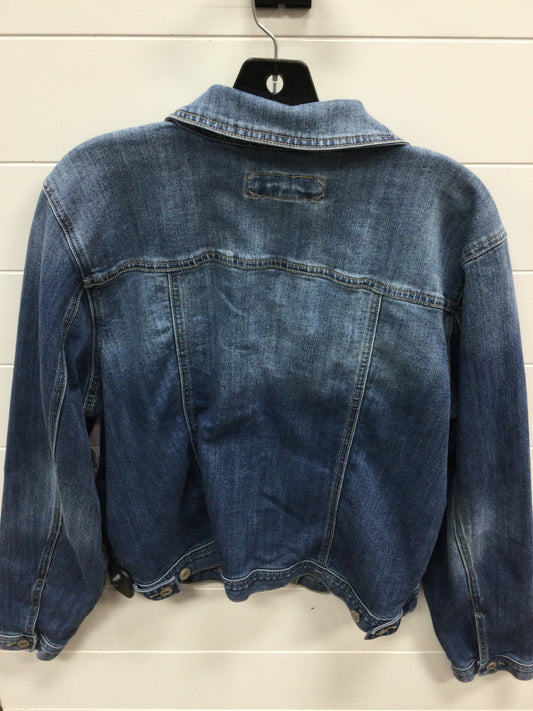 Jacket Denim By Maurices In Blue Denim, Size:1X