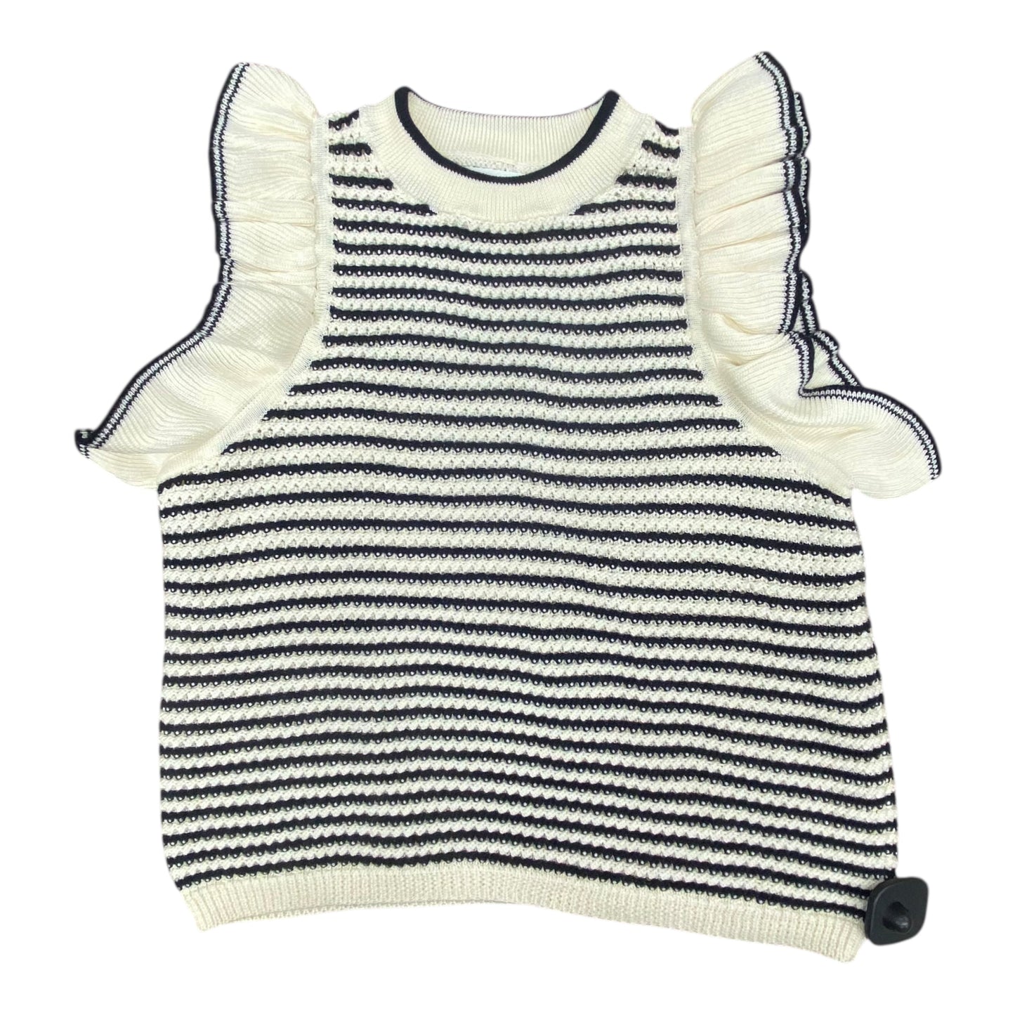 Sweater Designer By Cma In Striped Pattern, Size:S