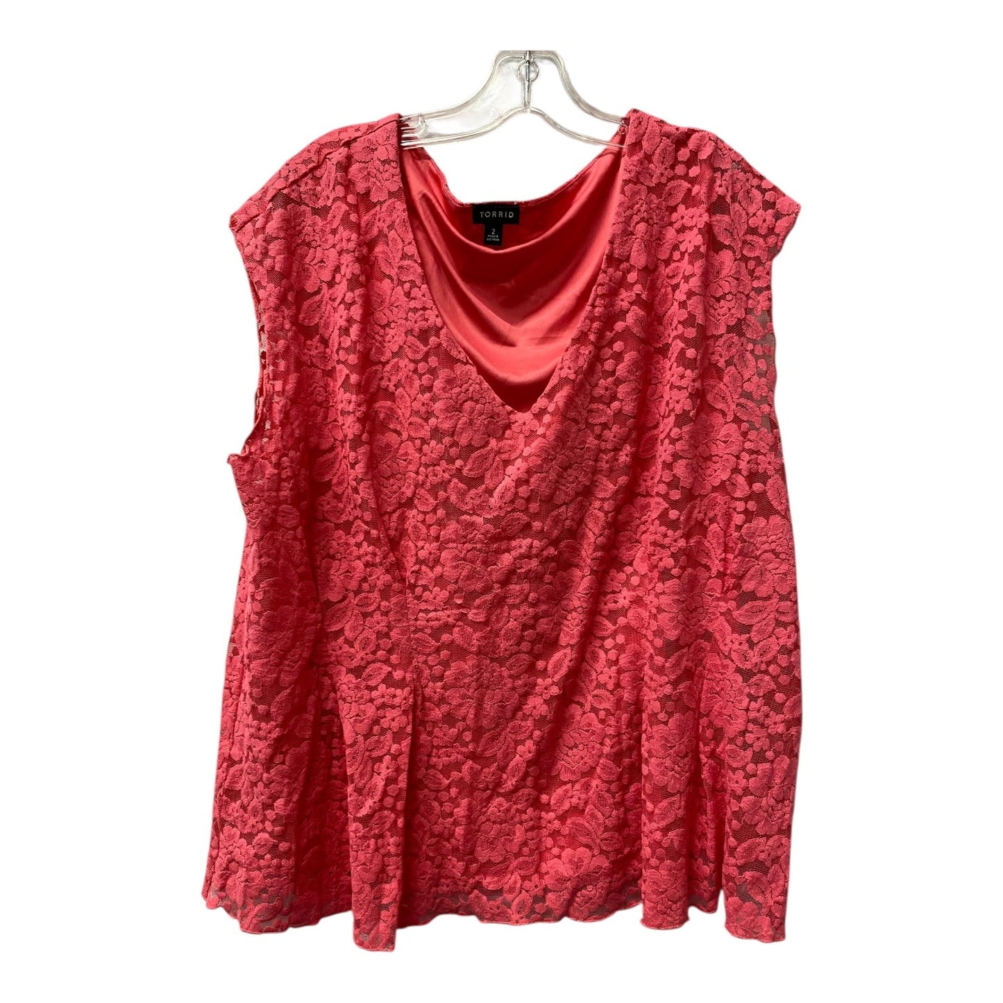 Top Ss By Torrid In Pink, Size:2X