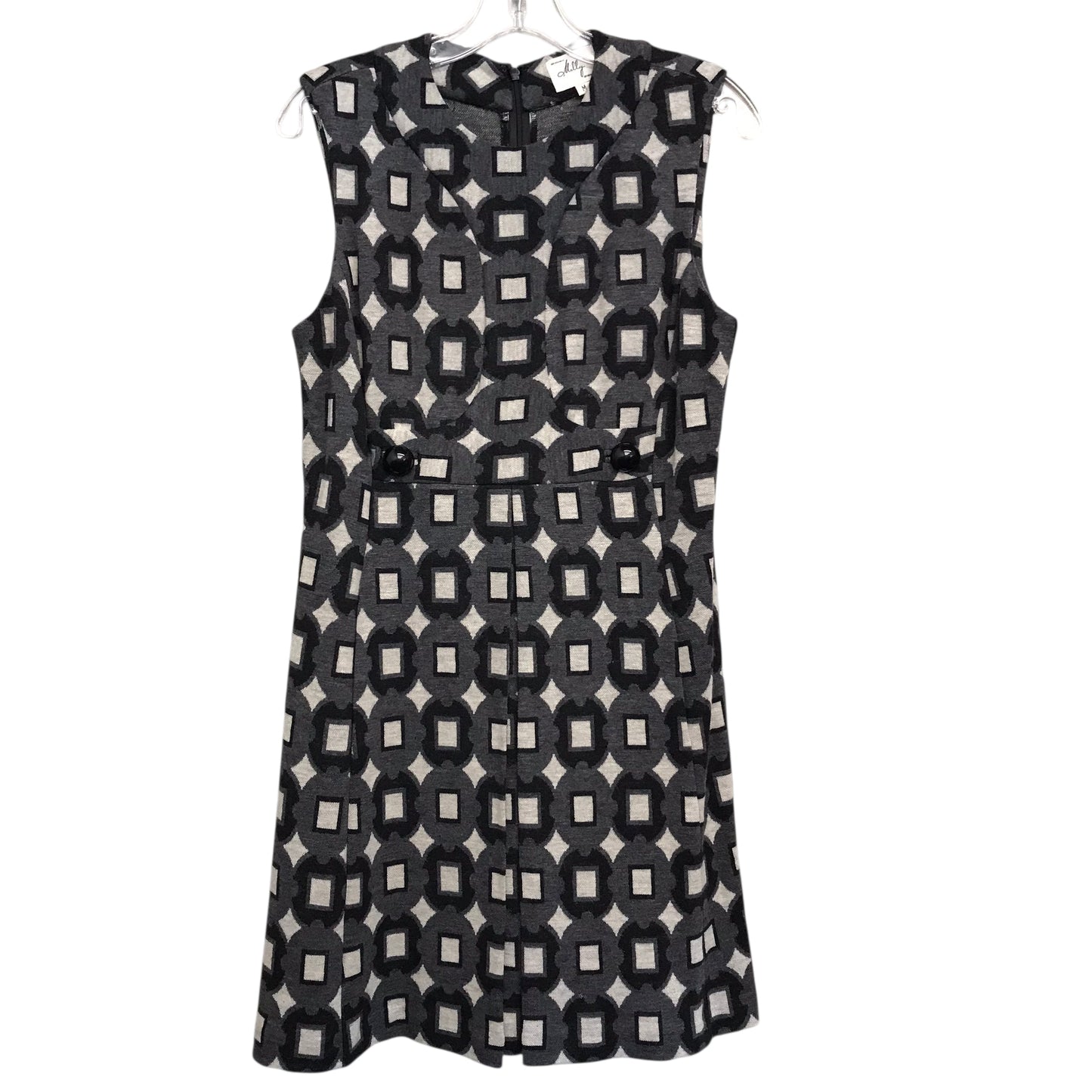 Dress Designer By Milly In Black & Grey, Size:M