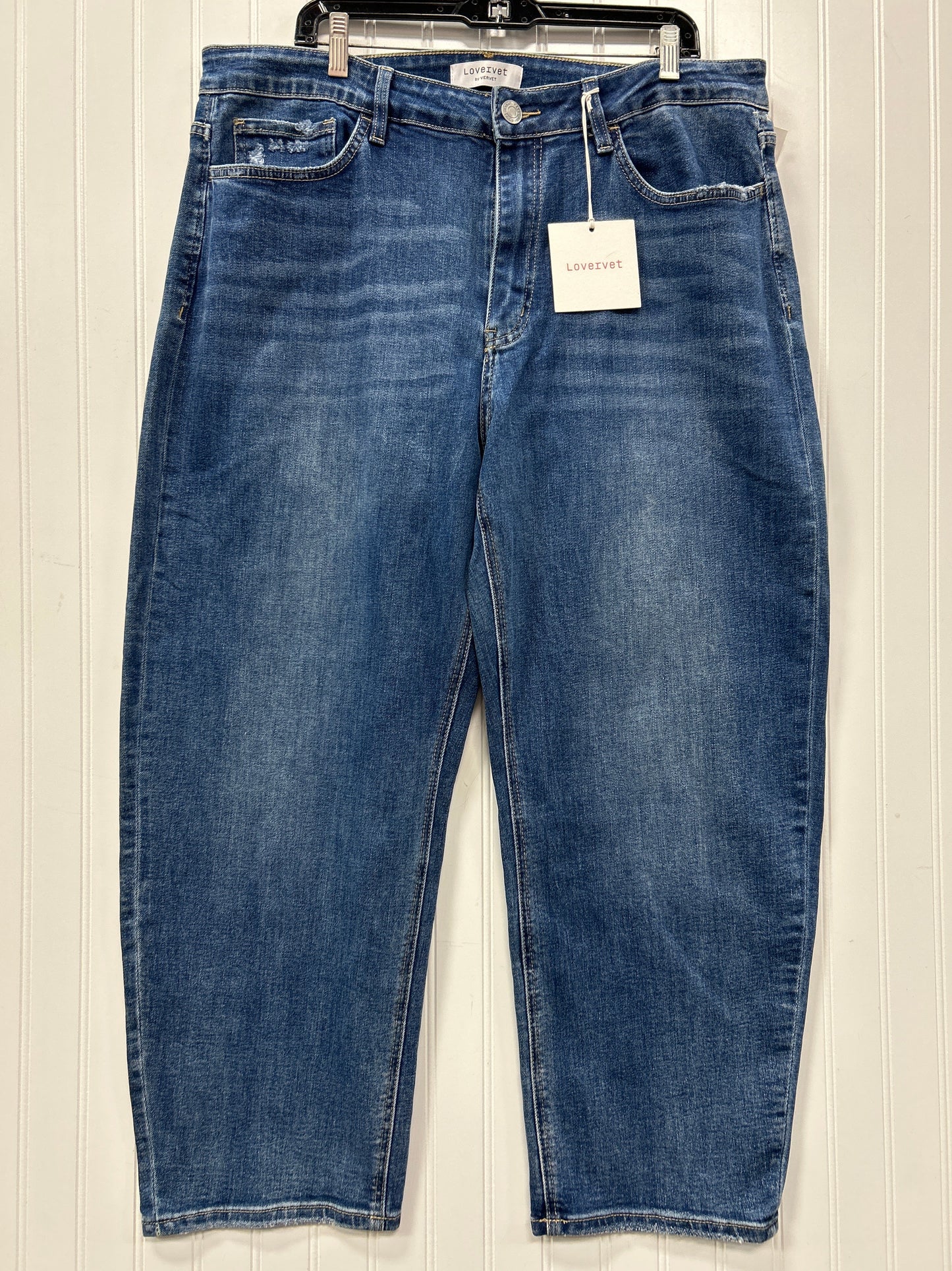 Jeans Wide Leg By Vervet In Blue Denim, Size:20