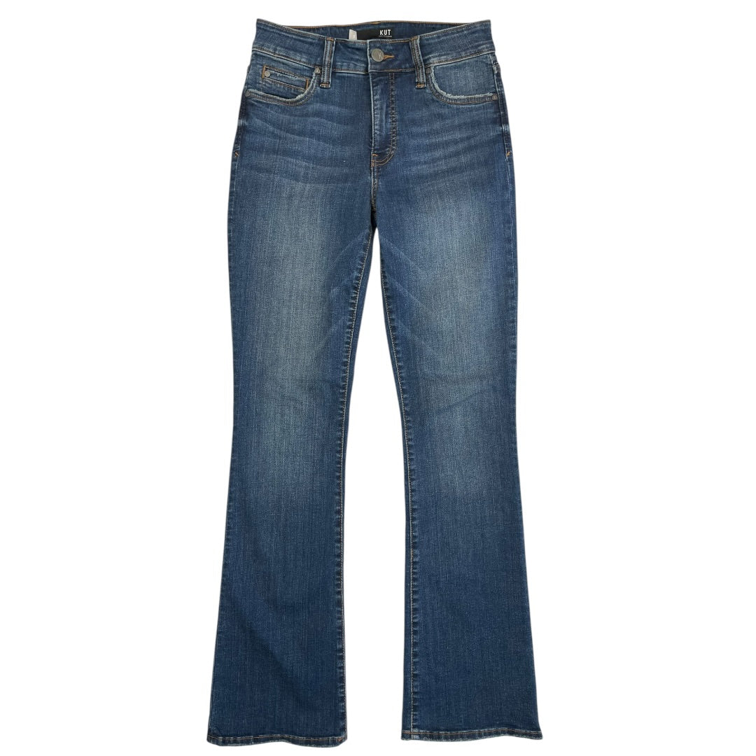 Jeans Boot Cut By Kut In Blue Denim, Size:2