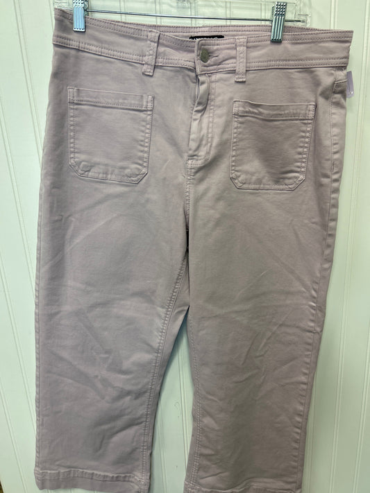 Jeans Cropped By Buffalo David Bitton In Purple Denim, Size:12