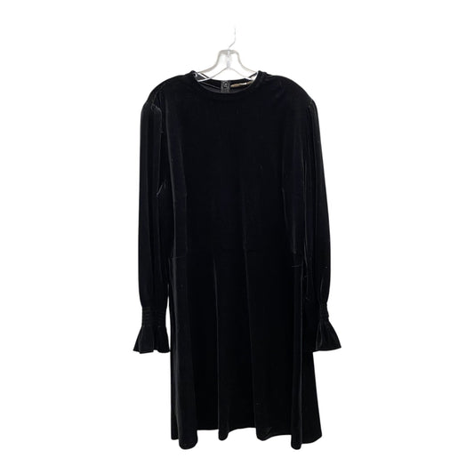 Dress Casual Midi By Loft In Black, Size:1X