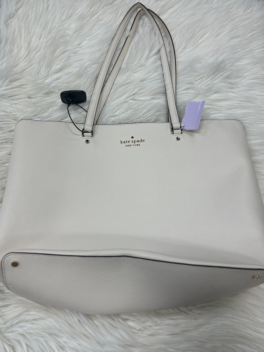 Handbag Designer By Kate Spade In Cream, Size:Large