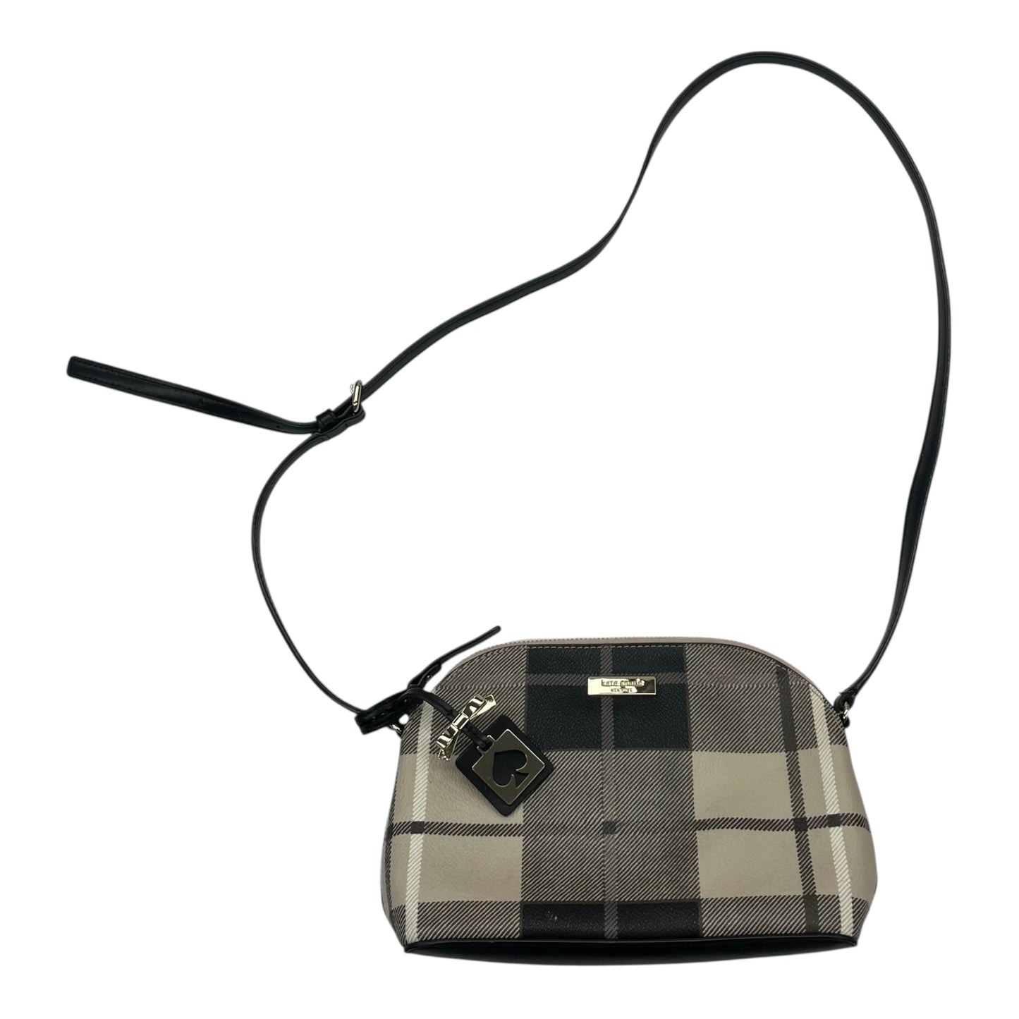 Crossbody Designer By Kate Spade In Plaid Pattern, Size:Small