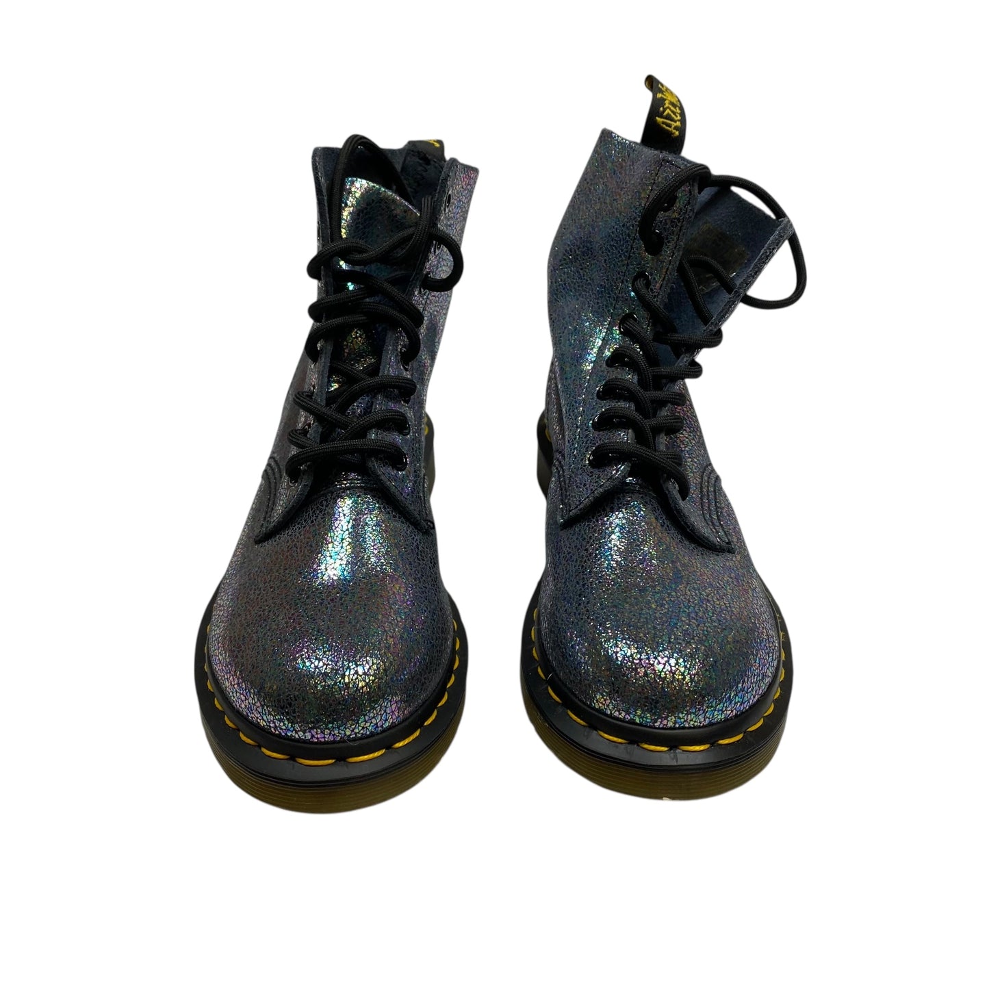 Boots Designer By Dr Martens In Blue & Purple, Size:7