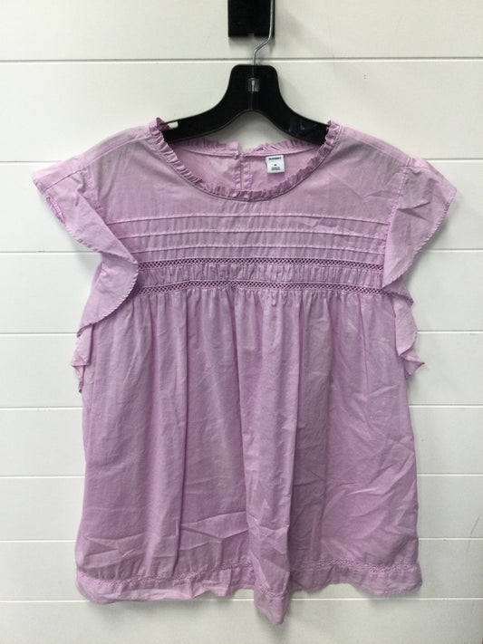 Top Sleeveless By Old Navy In Purple, Size:Xl