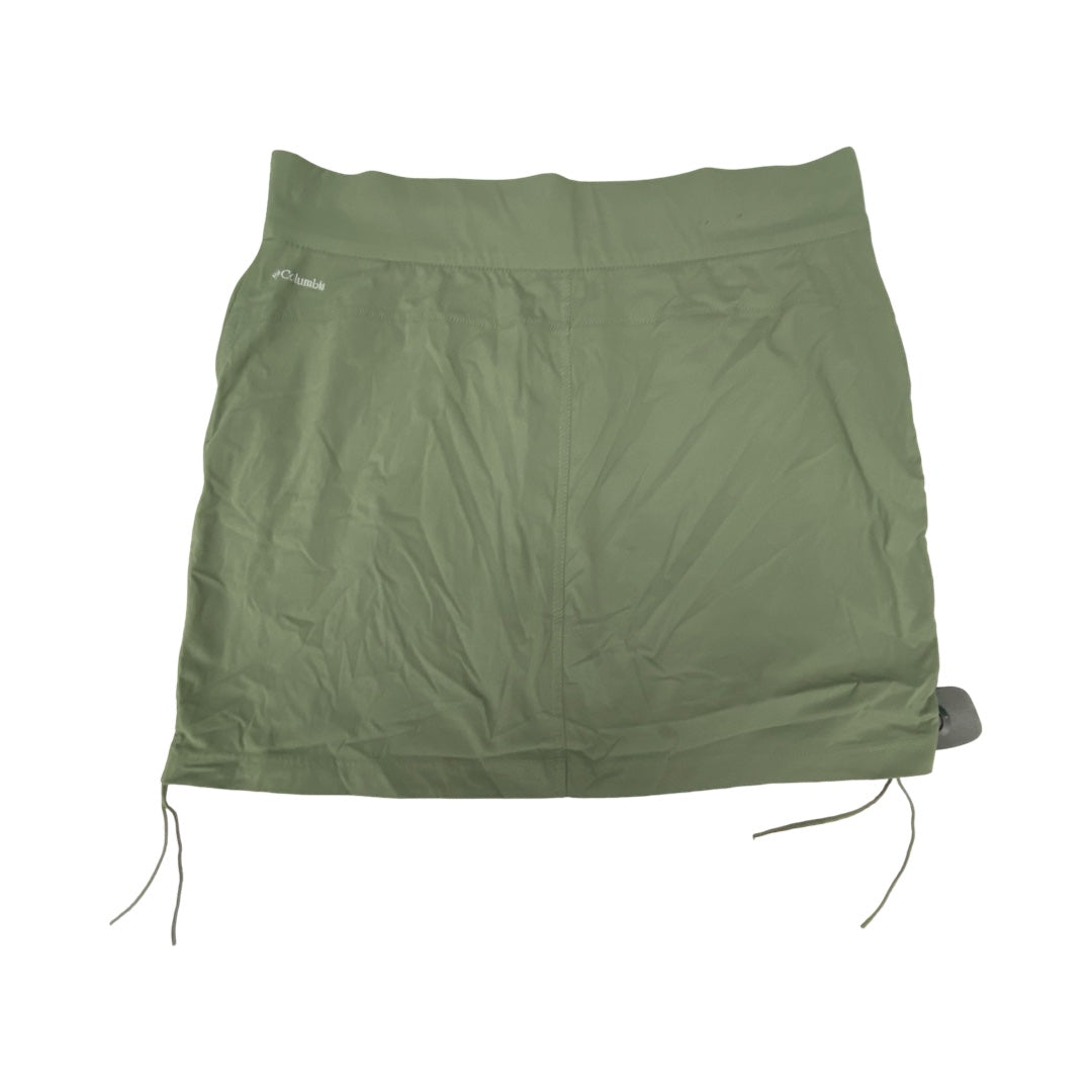 Athletic Skirt By Columbia In Green, Size:L