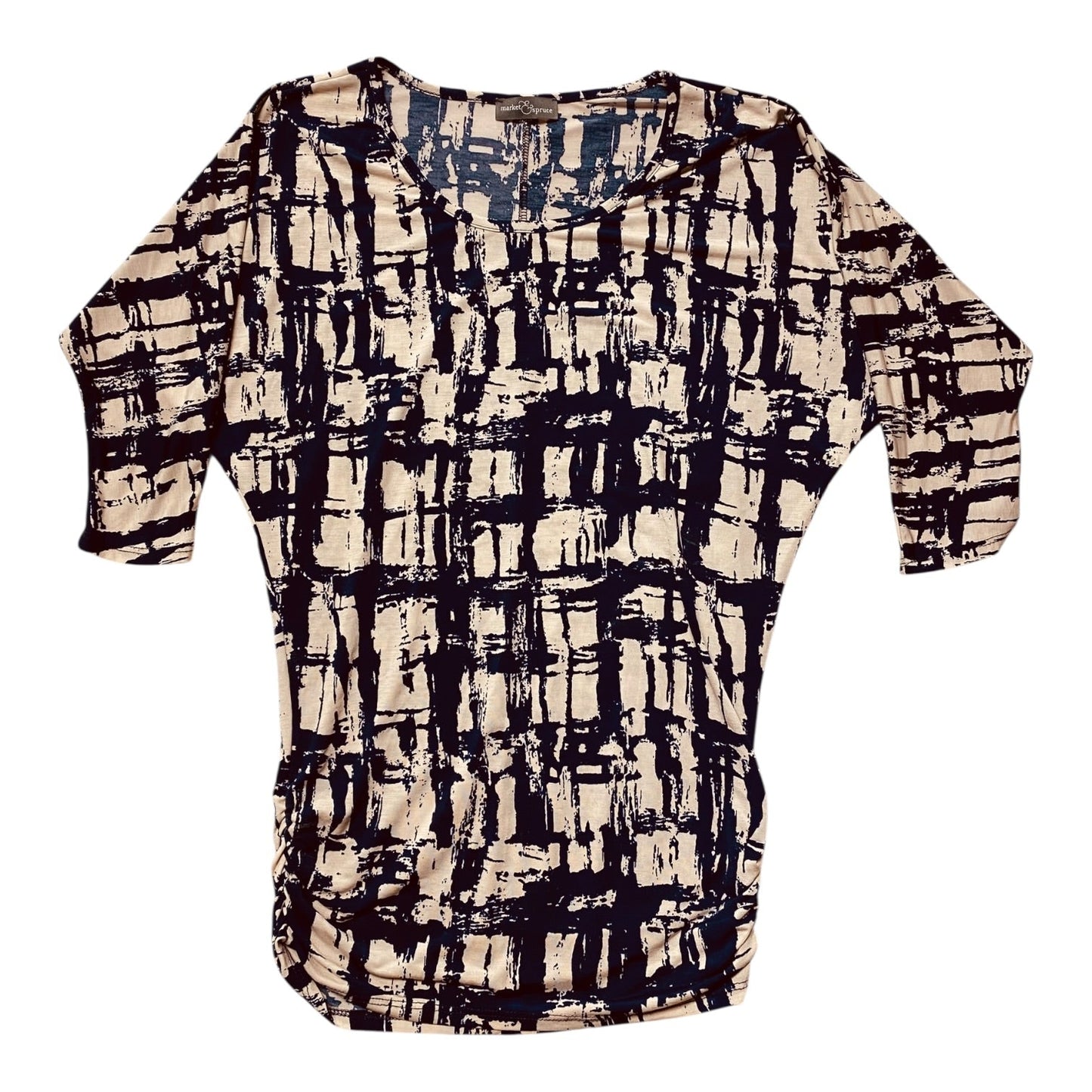 Top Ss By Market & Spruce In Blue & White, Size:Xs