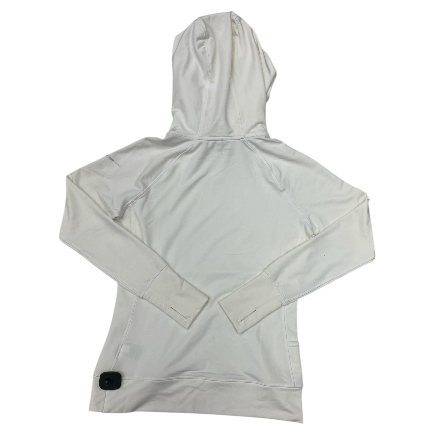 Athletic Top Ls Hoodie By Nike Apparel In White, Size:M