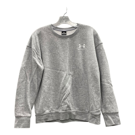 Athletic Sweatshirt Crewneck By Under Armour In Grey, Size:S