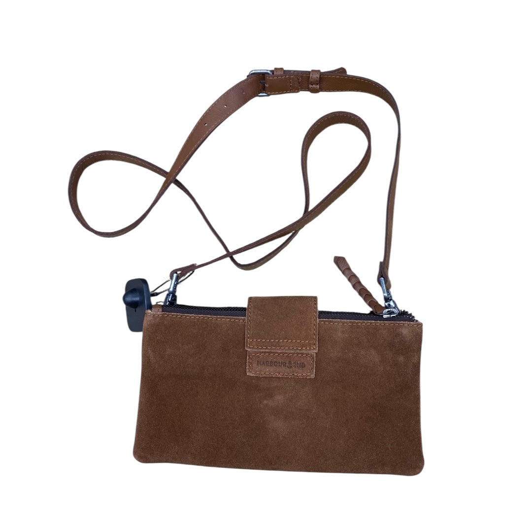 Handbag Leather By Cmb In Brown, Size:Small