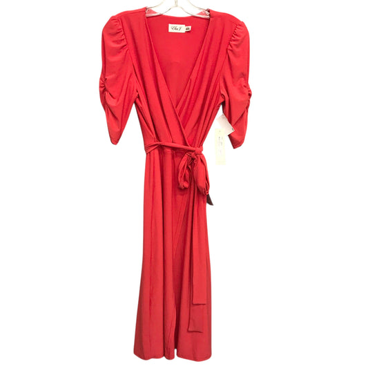 Dress Casual Short By Eliza J In Red, Size:S