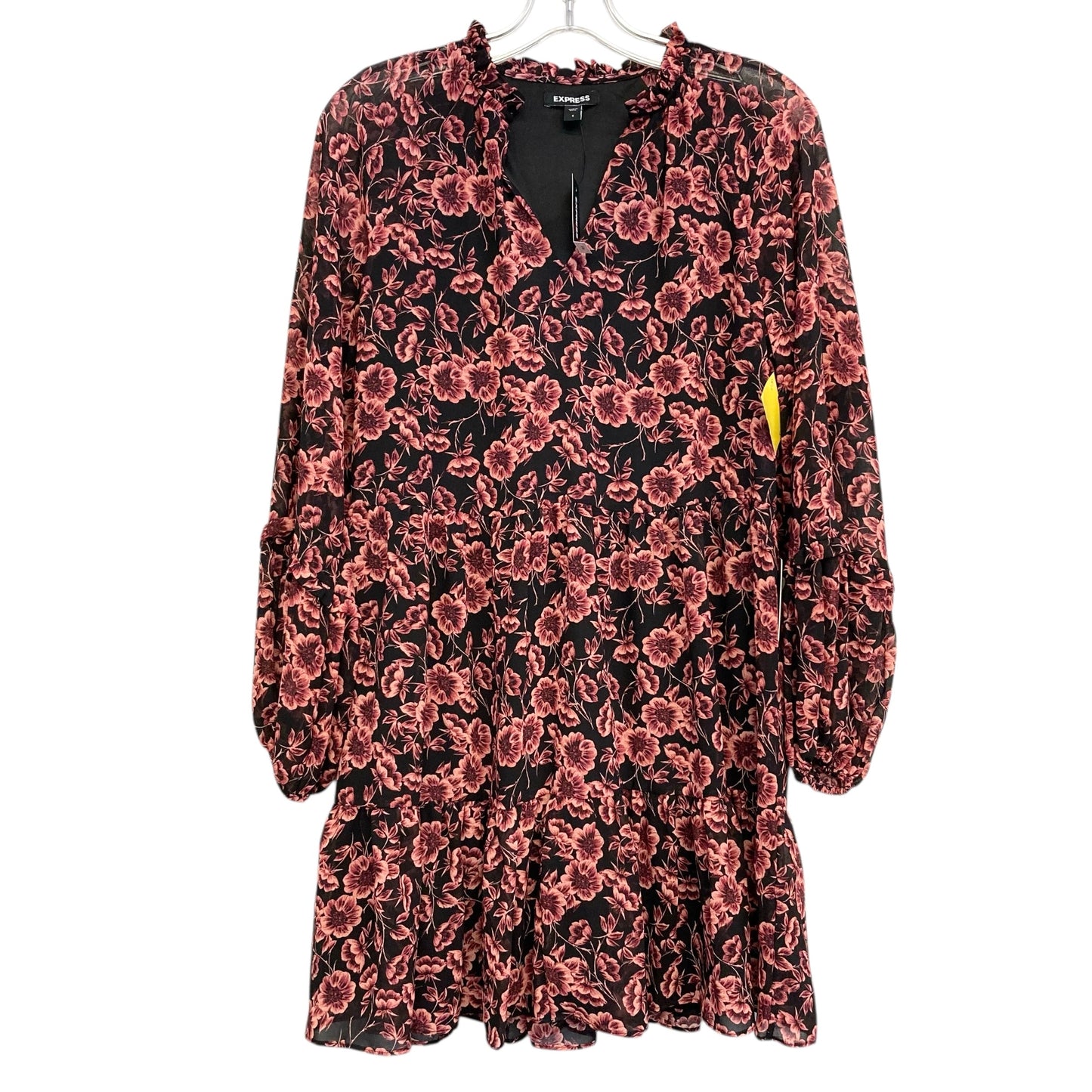 Dress Casual Short By Express In Floral Print, Size:S