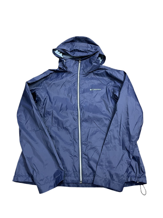 Jacket Windbreaker By Columbia In Navy, Size:Xl