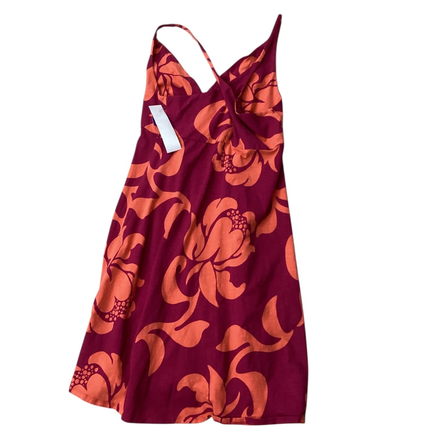 Dress Casual Short By Patagonia In Orange & Pink, Size:L