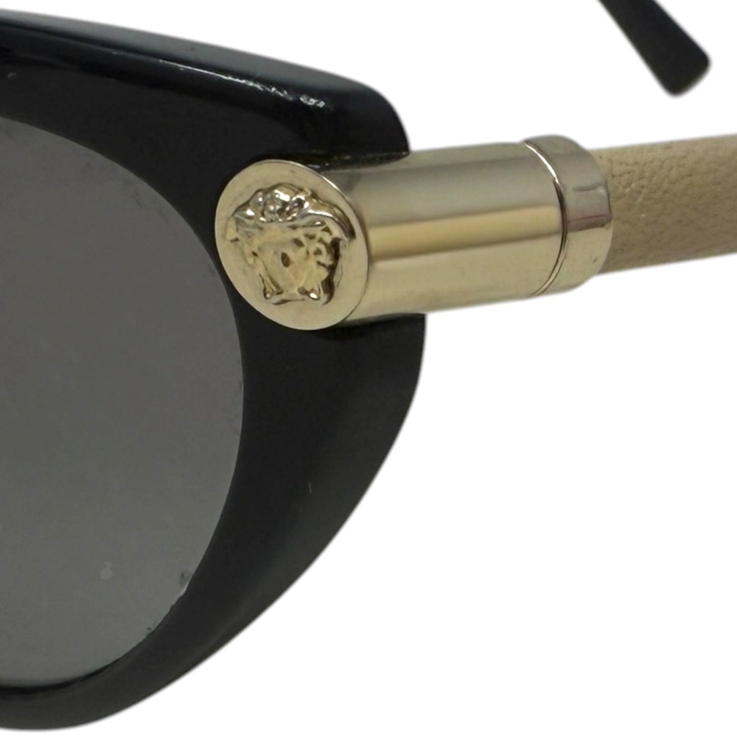 Vintage Mod 4035Q Cat Eye Sunglasses Luxury Designer By Versace