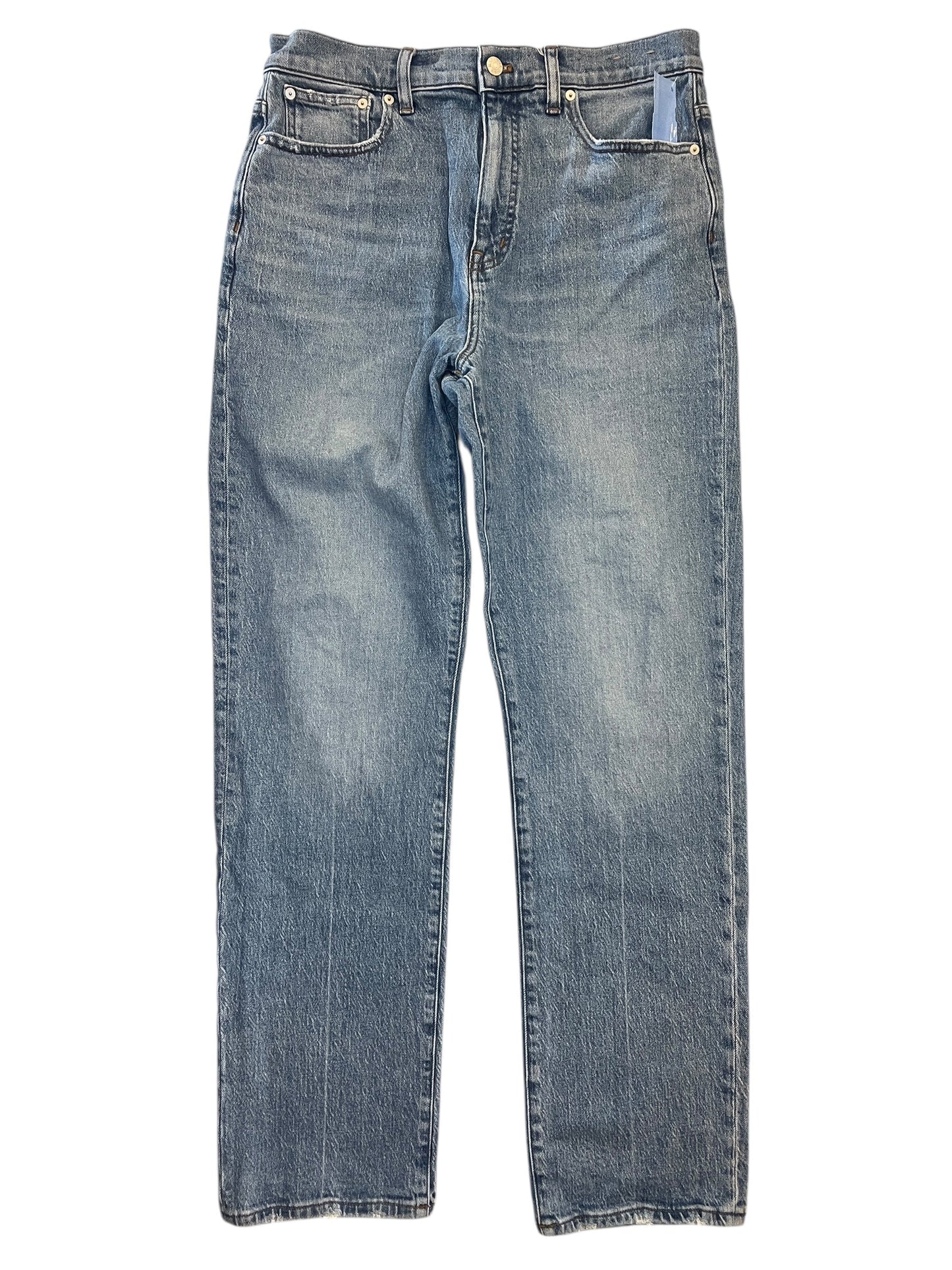 Jeans Straight By Madewell In Blue Denim, Size:10L