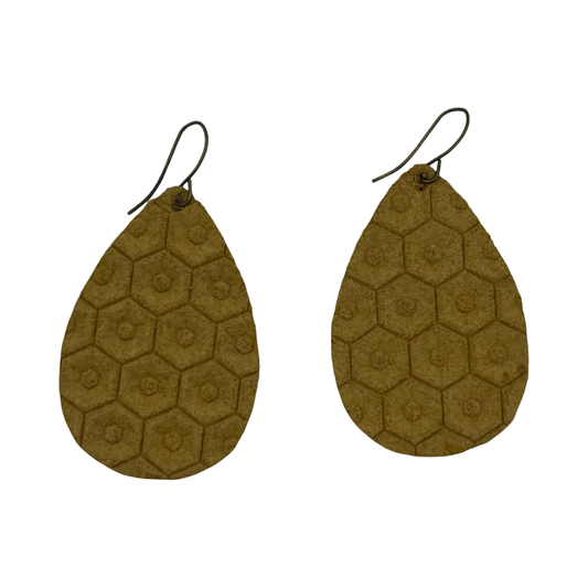 Earrings Dangle/Drop By Clothes Mentor In Tan