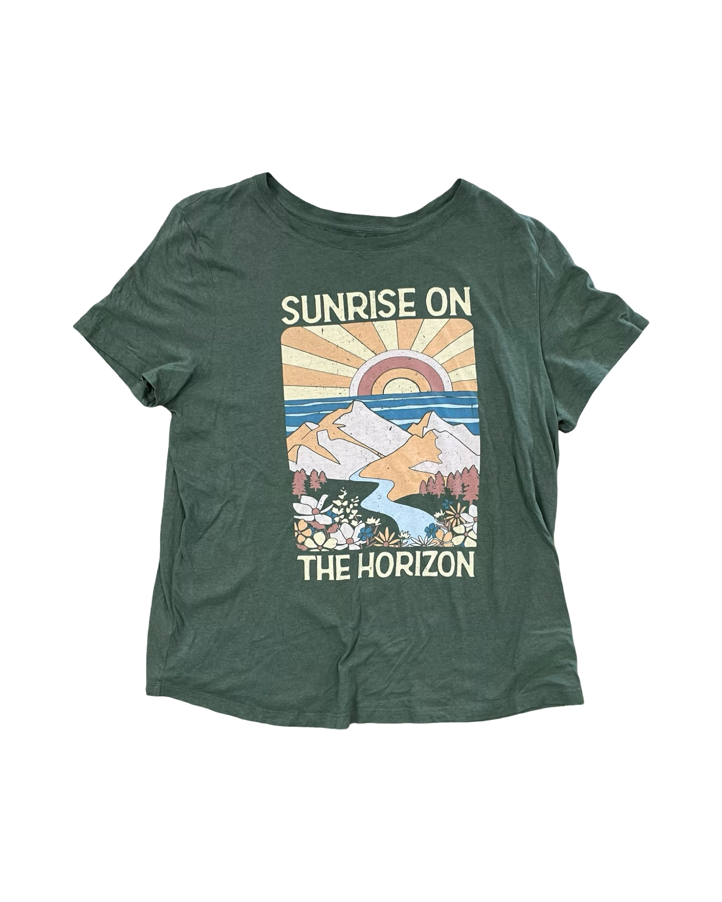 Top Ss By Natural Reflections In Green, Size:L