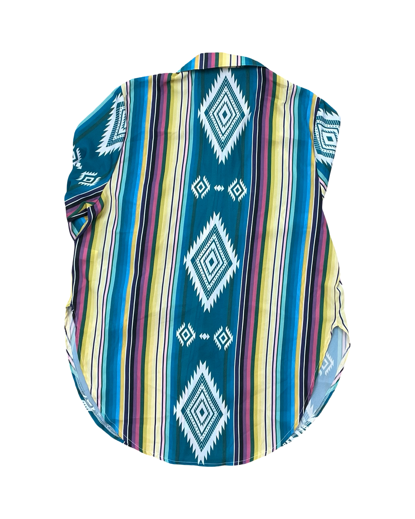 Blouse Ls By Clothes Mentor In Aqua, Size:L