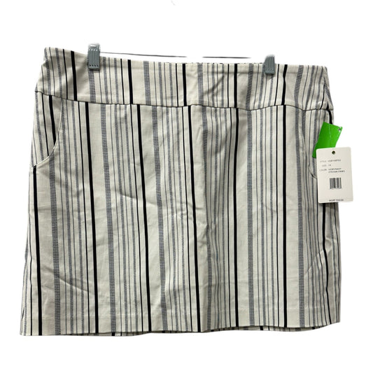 Skort By Zac And Rachel In Black & Cream, Size:14