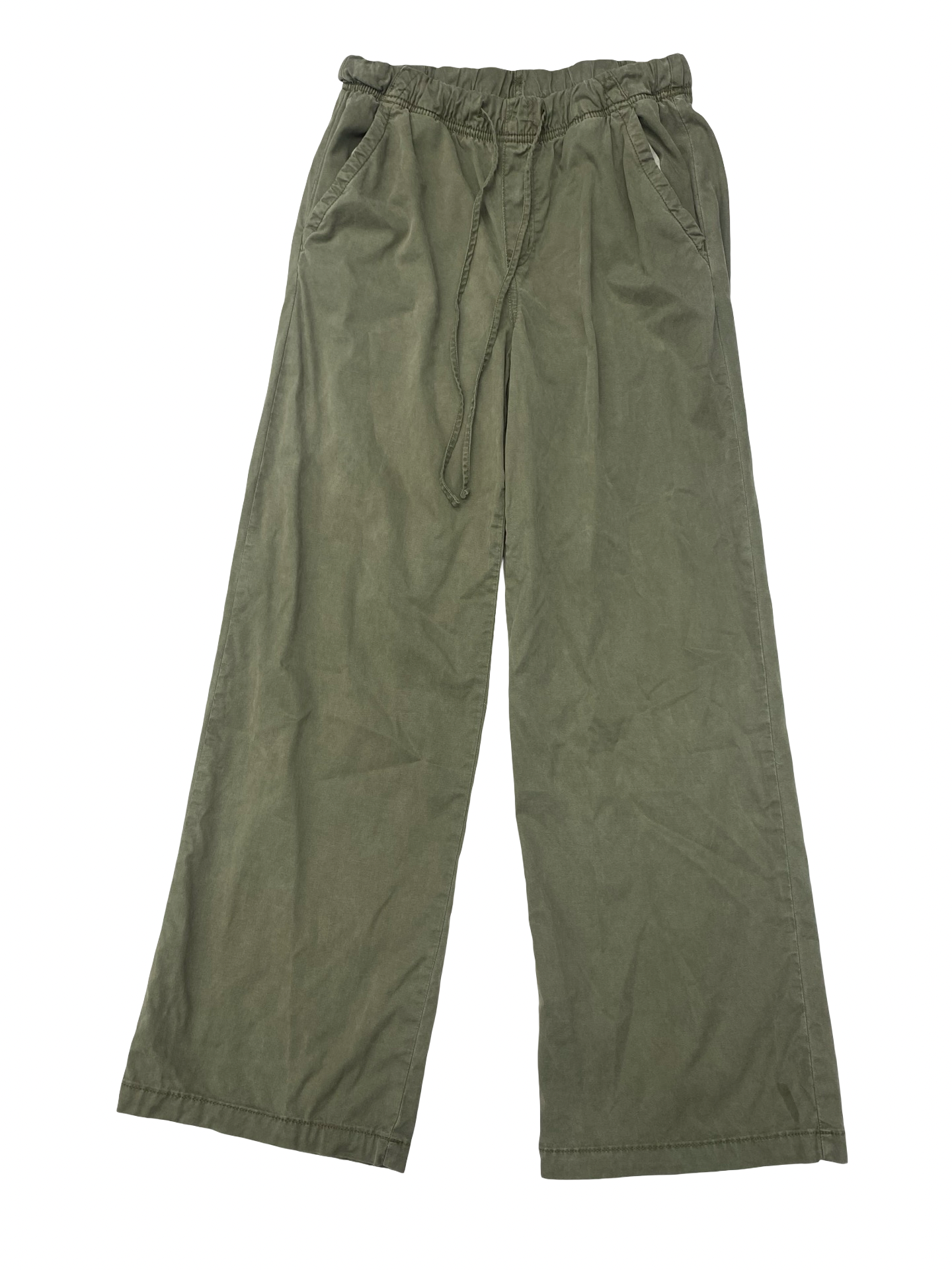 Pants Wide Leg By American Eagle In Green, Size:Xs