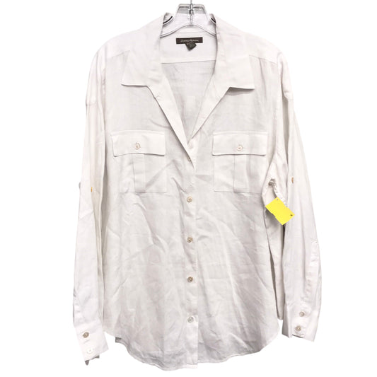 Top Ls By Tommy Bahama In Ivory, Size:Xl