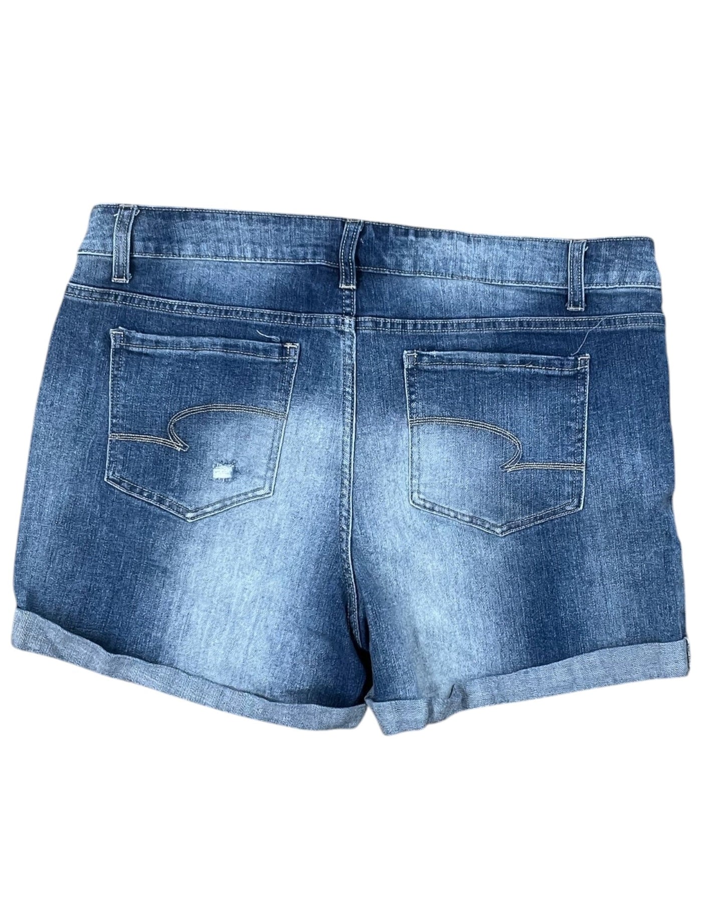 Shorts By Time And Tru In Blue Denim, Size:16