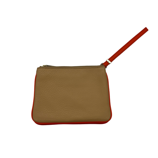 Wristlet By Talbots In Brown & Orange, Size:Medium