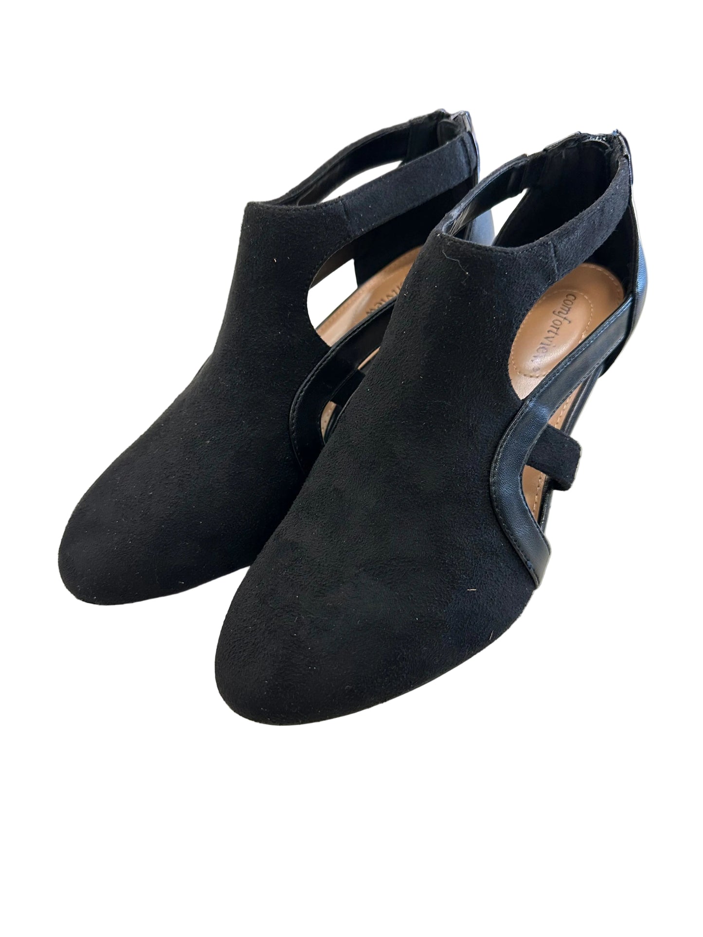 Shoes Heels Kitten By Comfortview In Black, Size:10