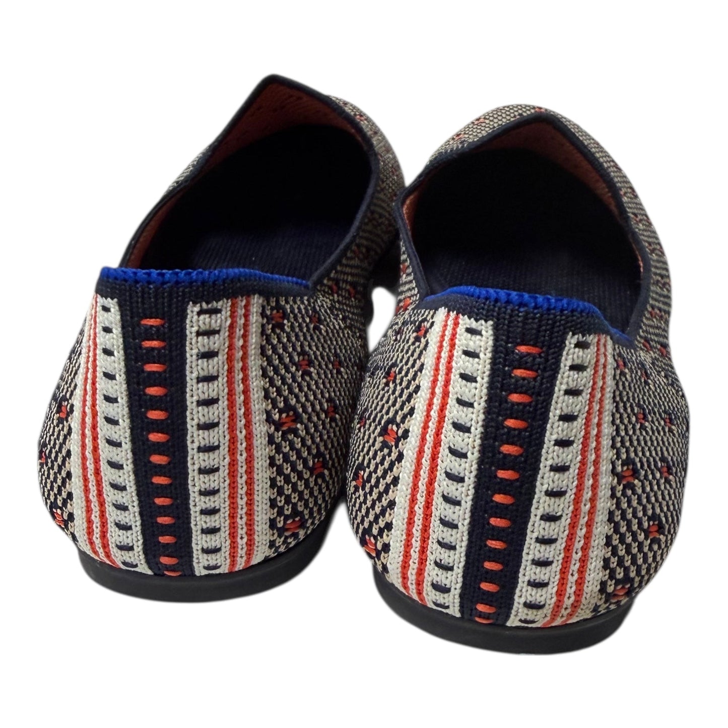 Shoes Flats By Rothys In Purple & Tan, Size:9