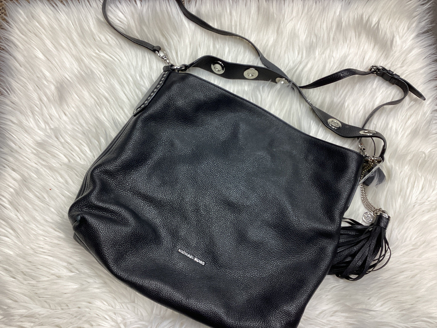 Handbag Designer By Michael Kors In Black, Size:Large