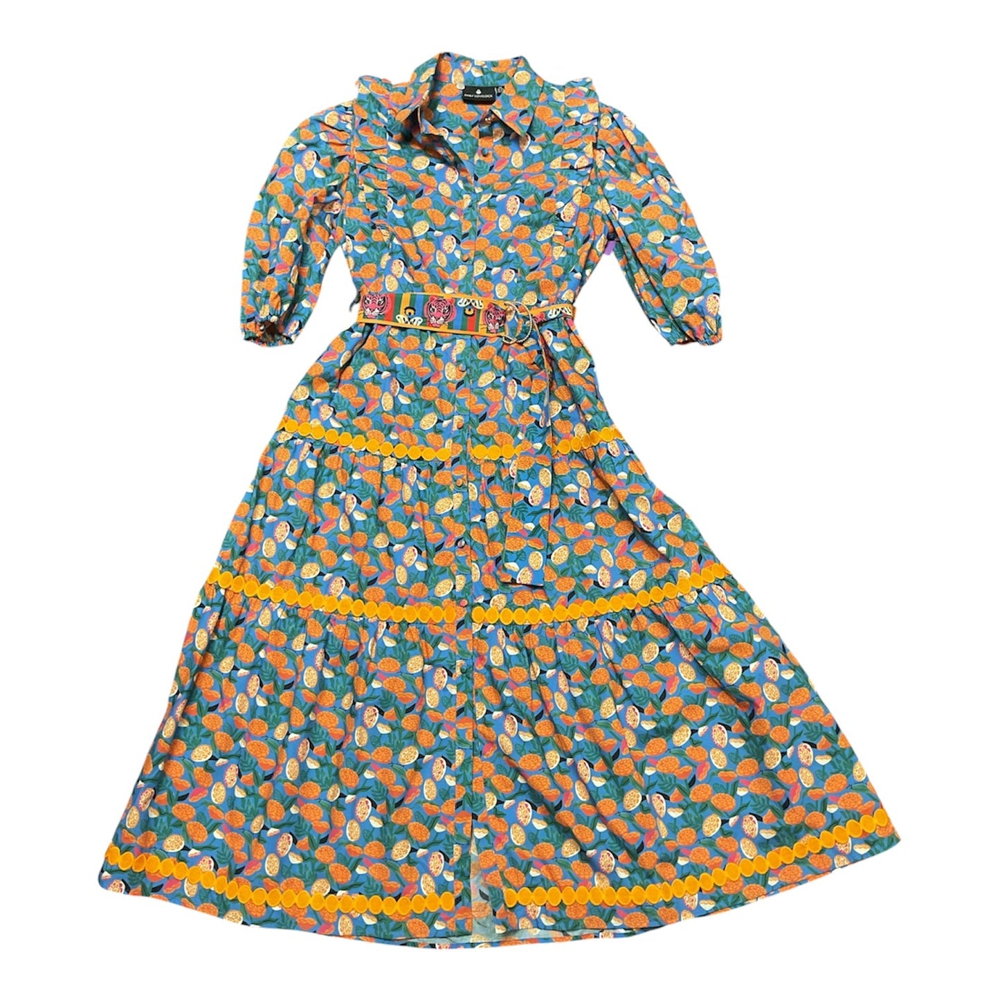 Dress Casual Maxi By Cma In Blue & Orange, Size:Xs