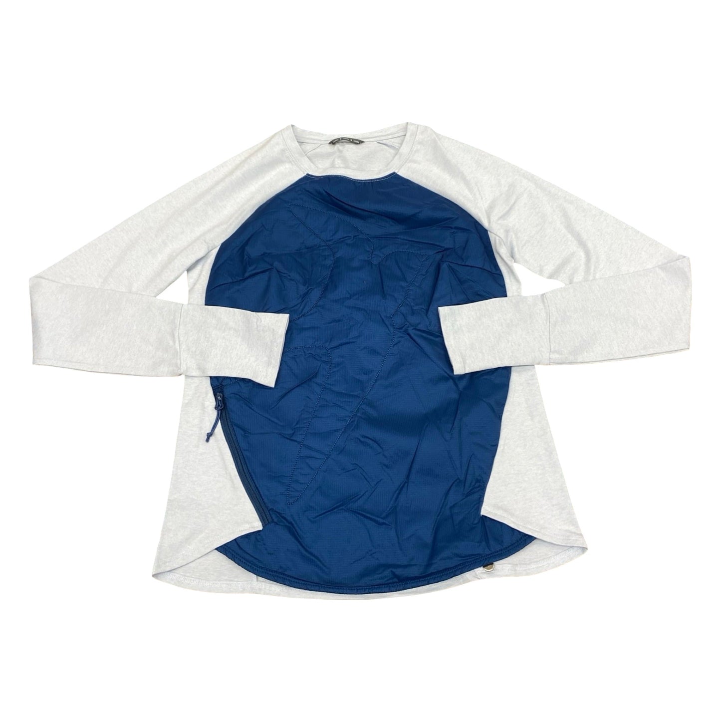 Athletic Top Ls Crewneck By oiselle In Blue, Size:S