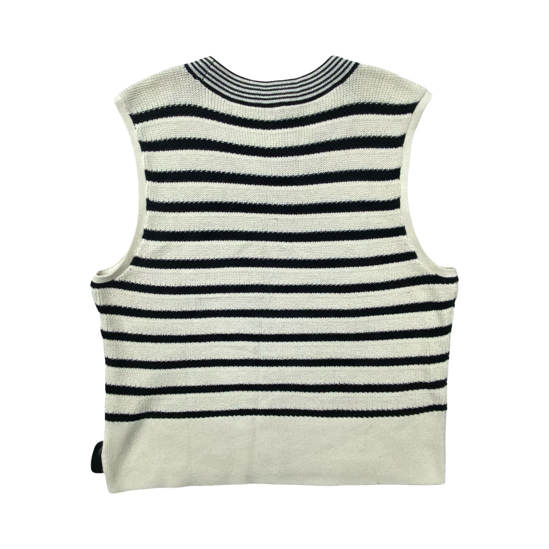 Top Sleeveless By Talbots In Striped Pattern, Size:Xl