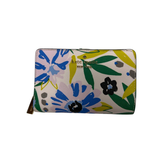 Wallet Designer By Kate Spade In Floral Print, Size:Small