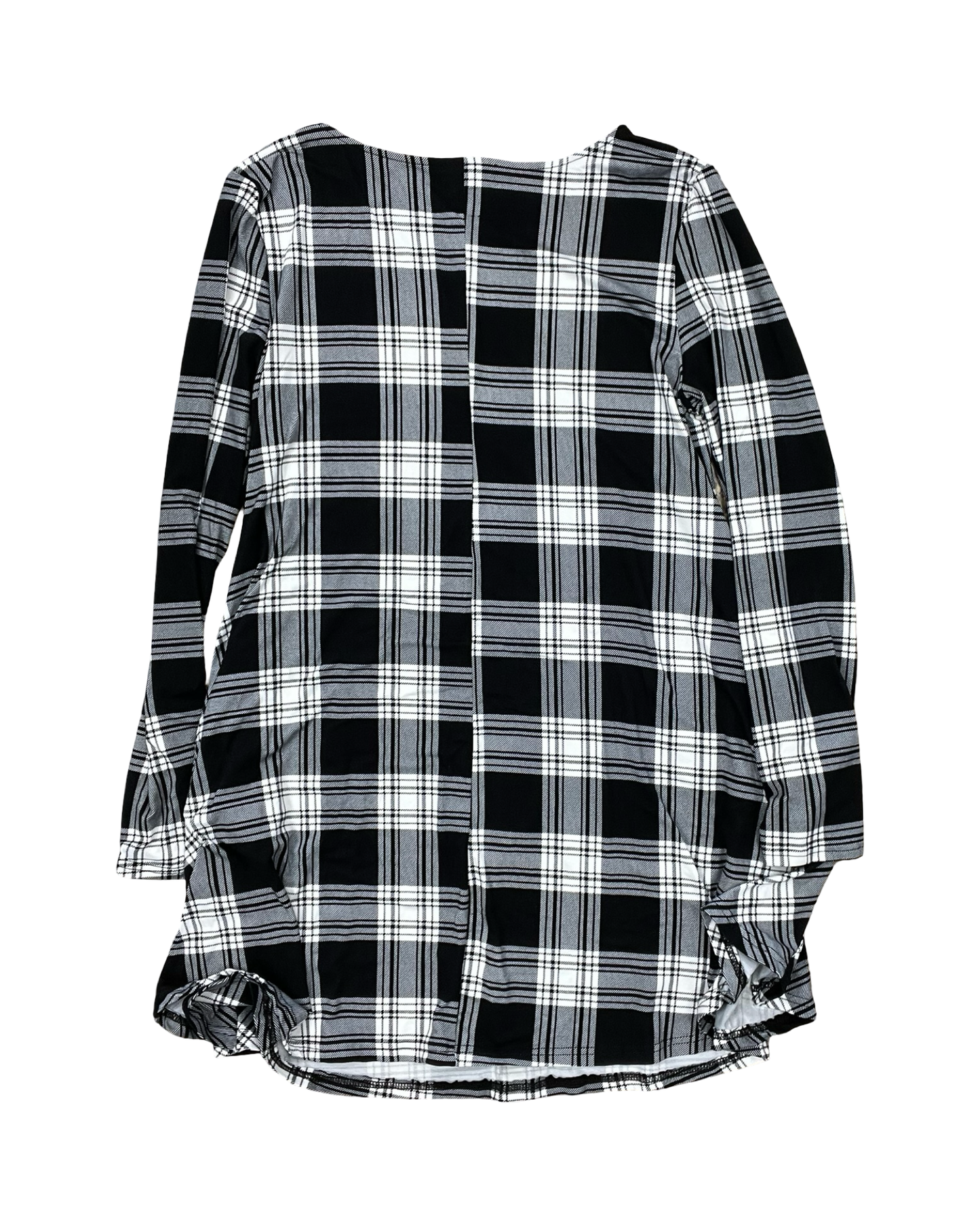 Dress Casual Midi By Clothes Mentor In Black & White, Size:L
