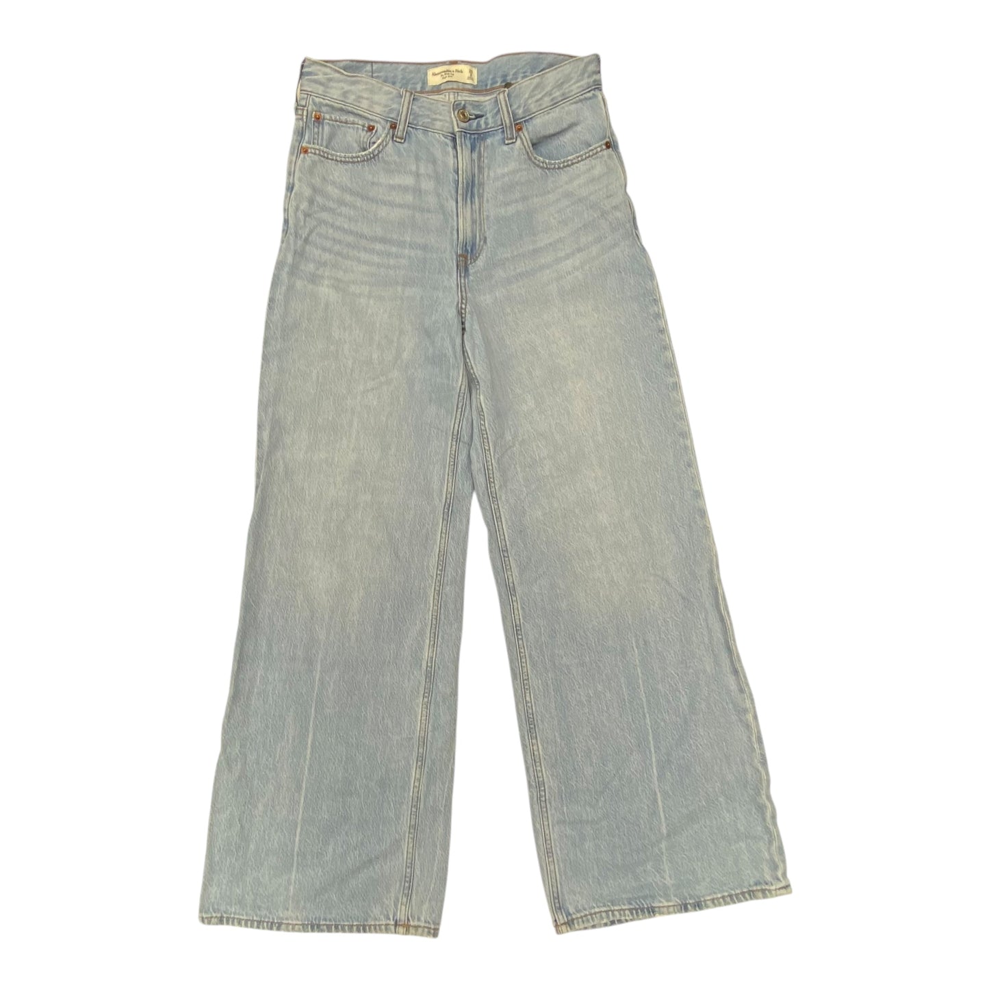 Jeans Wide Leg By Abercrombie And Fitch In Blue, Size:2