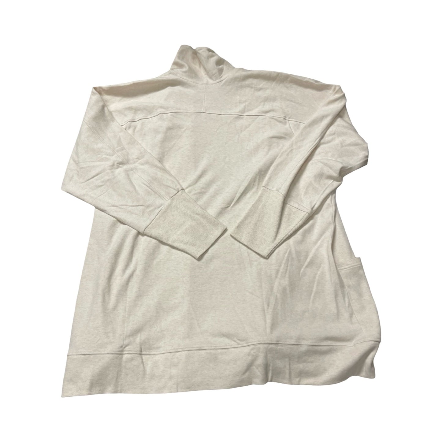 Sweater Cardigan By Pact In Cream, Size:Xxl